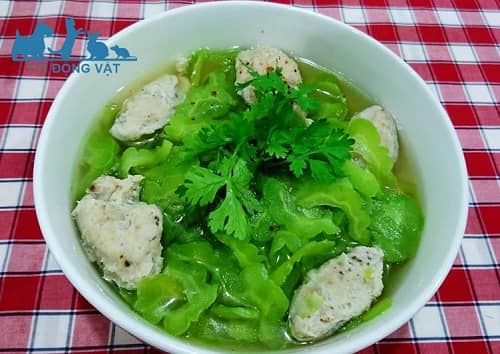 Canh khổ qua cá thác lác